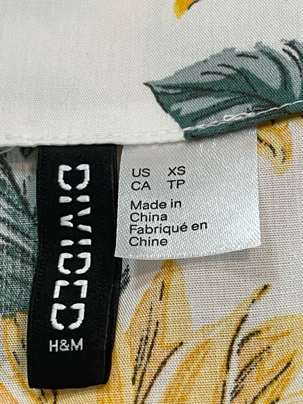 NWOT H&M Mini Cotton Short-Sleeve Sunflower Print Dress - Picture 11 of 14